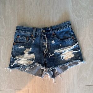 Levi's Blue Jean Shorts